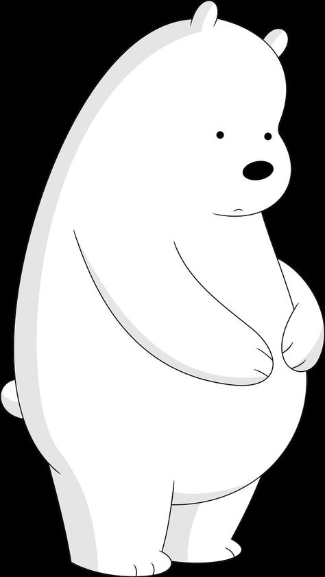 Beruang Grizzly, Stomach Growling, Ice Bear We Bare Bears, L Wallpaper, Wallpaper Iphone Lucu, We Bare Bears Wallpapers, Bear Images, Ice Bear, Ice Bears