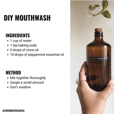 Clove Mouthwash, Mouthwash Diy, Diy Mouthwash, Benefits Of Cinnamon, Homemade Mouthwash, Diy Cinnamon, Homemade Toothpaste, Herbal Therapy, Medical Herbs