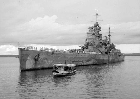 Battleship HMS Prince of Wales (53) flagship of Force Z for the Singapore naval base, Dec 2, 1941. Picture shows PoW in camouflage somewhere in a artic region unk location. (flickr.com) 01.2021 Hms Prince Of Wales, Hms Hood, Battle Ships, Royal Navy Ships, Singapore Photos, 2 December, Capital Ship, King George V, Naval Force