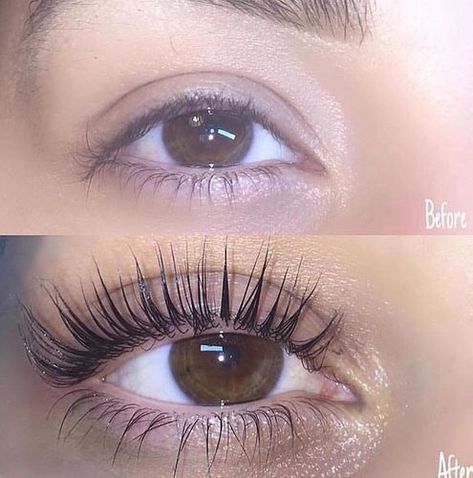 "Love my results and happy they used my before and after pic on there Instagram page!" - Abby J. Eyelash Lift And Tint, Eyelash Extensions Aftercare, Eye Makeup Cut Crease, Eyelash Extensions Styles, Beautiful Eyelashes, Eyelash Extentions, Eyelash Lift, Diy Eyelash Extensions, Eyelash Serum