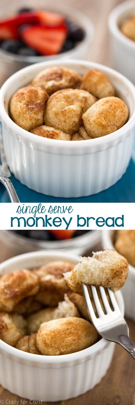 Single Serve Monkey Bread Ramekin Recipe, Microwave Mug Recipes, Crazy For Crust, Small Batch Baking, Mug Cakes, Single Serve Desserts, Single Serving Recipes, Mug Recipes, Oreo Dessert