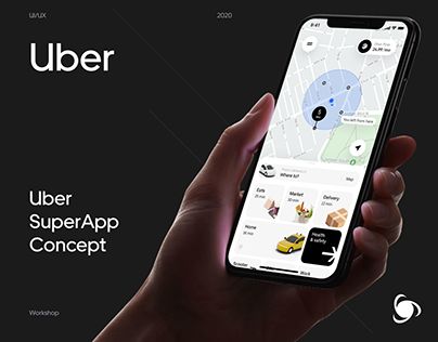 Uber Super App Concept | Case Study Mobile App Case Study, Uber App Design, Mobile App Presentation Design, App Presentation Design, App Poster Design, User Profile Ui Design, Mobile App Ads, App Campaign, App Case Study