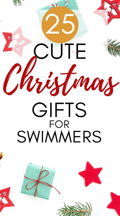 From useful swimming gifts to swim-themed gifts, you will find the perfect Christmas present for the swimmer in your life. Gifts For Swimmers, Swim Gifts, Swimming Hairstyles, Cute Christmas Gifts, Perfect Stocking Stuffers, Christmas Gift Ideas, Unique Presents, Swimmers, Christmas Present