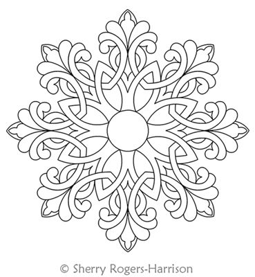 Celtic Snowflake Medallion is a digital pattern designed by Sherry Rogers-Harrison. Available for immediate download! Stitch file types included are: BQM, CQP, DXF, GPF, HQF, IQP, MQR, PAT, PLT, QCC, QLI, SSD, TXT, WMF. Celtic Snowflake, Longarm Quilting Tutorials, Quilting Business, Long Arm Quilting Patterns, Digital Pattern Design, Quilting Machines, Quilt Studio, Longarm Quilting Designs, Pola Bordir