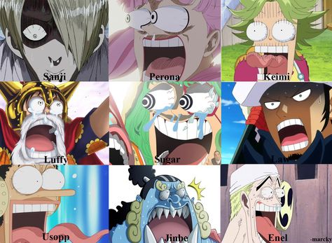 ONE PIECE SHOCKED FACE ! DANK ! LAW SANJI USOPP LUFFY KEIMI PERONA JINBE ENEL SUGAR Susanoo Naruto, Dbz Goku, Noragami Anime, Shocked Face, Manga Japan, One Piece Meme, One Piece Crew, One Piece 1, Best Hero