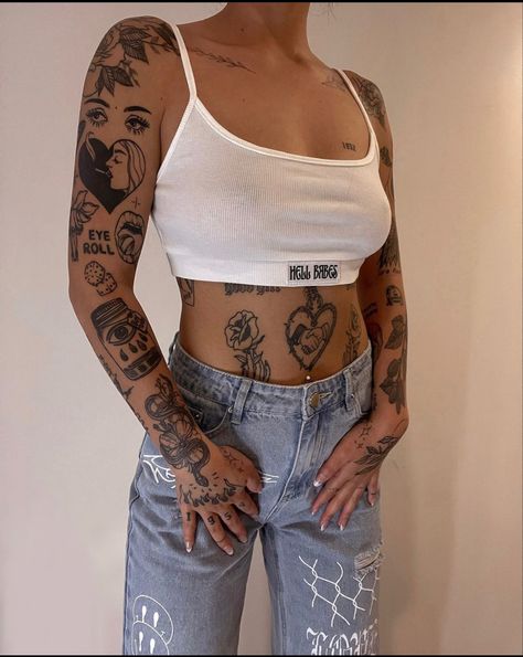 Tattoos Mixed Styles, Patched Sleeve Tattoo Women, Sleeve And Patchwork Tattoo, Patch Work Sleeve Tattoo Ideas, Women Patch Work Sleeve Tattoo, Pieced Together Sleeve Tattoo, Mix Style Tattoo Sleeve, Patch Tattoo Sleeve Women, Arm Tattoo Collage