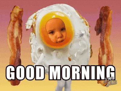 Good Morning Bacon And Eggs Dance GIF morning good morning good morning quotes good morning gifs good morning gif good morning images good morning quotes and sayings good morning animation good morning animated quotes Animated Good Morning, Egg Meme, Good Morning Gif Funny, Hello Funny, Good Morning Meme, Good Morning Gifs, Morning Gifs, Funny Eggs, Dance Gif