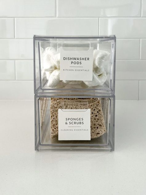 Under The Kitchen Sink Organization - The House of Sequins Clean Organization, Under The Kitchen Sink Organization, Under The Kitchen Sink, Aesthetic Organization, Kitchen Storage And Organization, Under Kitchen Sink, Sink Organization, Under Kitchen Sink Organization, Dishwasher Pods