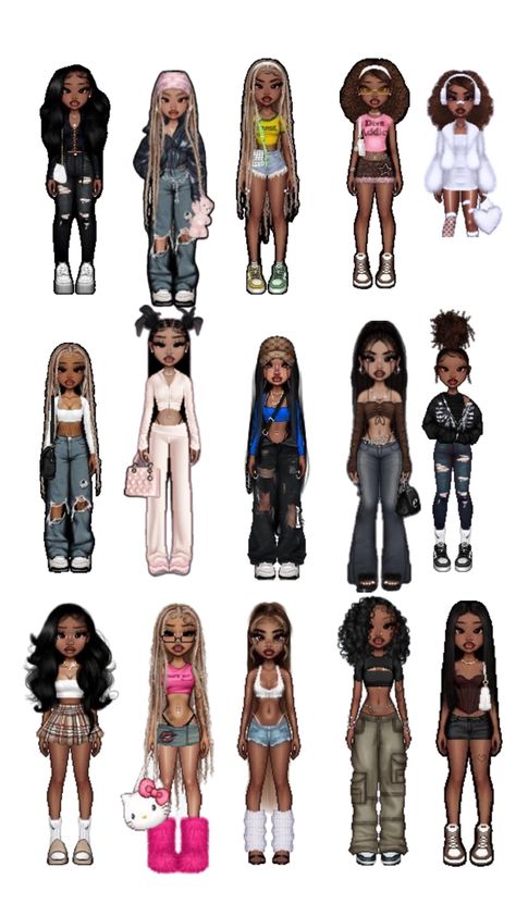 Bratz Doll Outfits, Bratz Inspired Outfits, Fashion Gal, Latina Fashion Outfits, Dressy Casual Outfits, Latina Fashion, Outfit Inspo Casual, Cute Cartoon Characters, Trendy Outfits For Teens