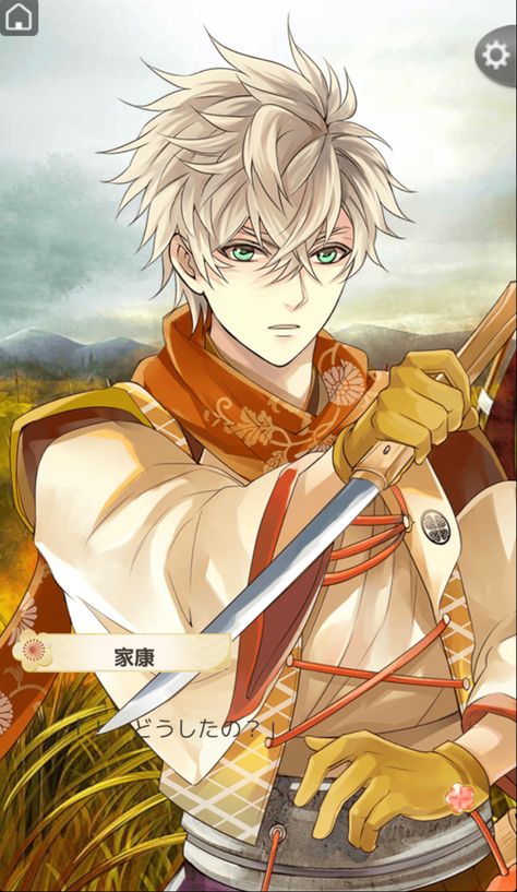 Ieyasu Tokugawa, Ikémen Sengoku, Aesthetic Themes, Illustrations And Posters, Visual Novel, Green Eyes, Outlander, Anime Guys, Manga Anime