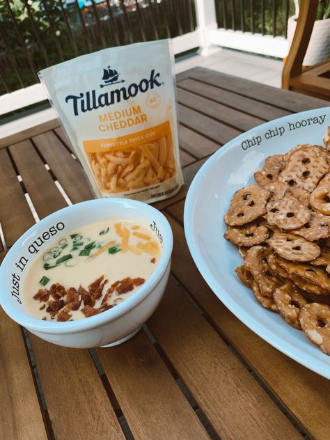 Tillamook Cheese Recipes, Beer Cheese Fondue, Tillamook Cheese, Cheese Dip Recipes, Queso Cheese, Fondue Recipes, Queso Dip, Cheese Dip, Food Market