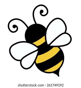 Bee Stencil, Bee Printables, Bee Drawing, Bee Painting, Black Bee, Cartoon Bee, Bee Crafts, Bee Decor, Bee Art