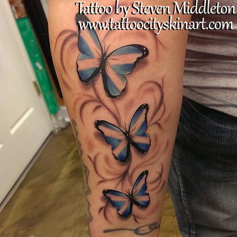 Scottish Butterfly Tattoo, Scottish Flag Tattoo, Scottish Tattoos For Women, Scotland Tattoo, Scottish Tattoo, Zen Tattoo, Scottish Tattoos, Canadian Tattoo, Scottish Flag