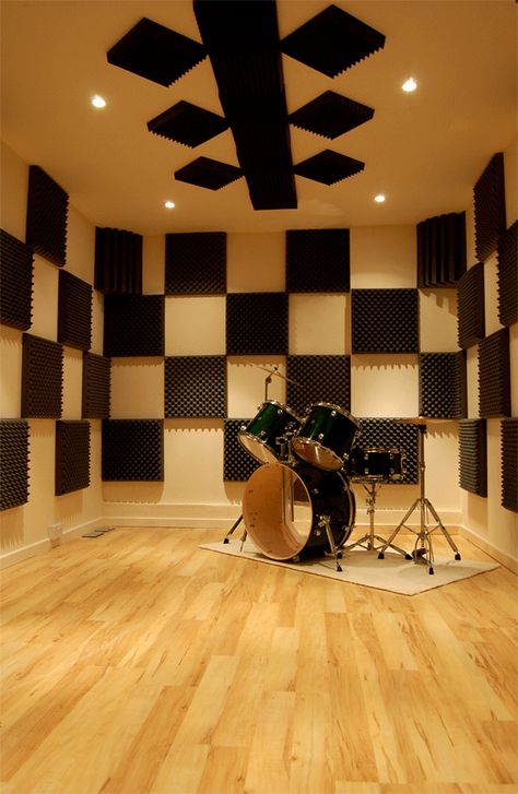 Thats how you do drums Soundproof Drum Room, Drum Room Soundproof, Drum Recording Room, Acoustic Room Design Music Studios, Home Studio Music Room, Diy Sound Booth Recording Studio, Sound Proofing A Room, Drum Room Ideas, Drum Studio