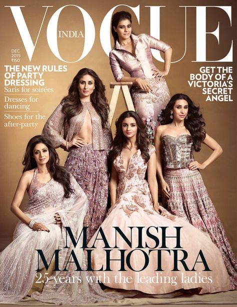 Secret Dress, Saree Bollywood, Angel Dress, Vogue India, Victoria Dress, Manish Malhotra, Vogue Covers, Kareena Kapoor Khan, Shah Rukh Khan