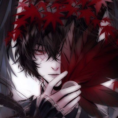 Dazai Osamu, My Eyes, On Twitter, Twitter, Red, Anime, Hair