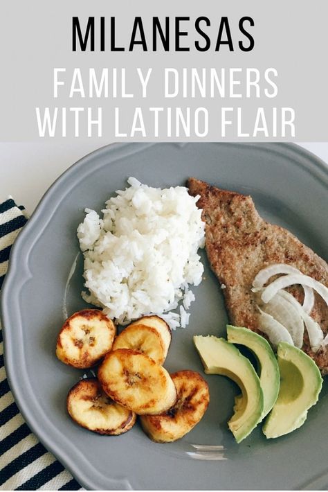 Milanesa Recipe - A favorite Latino family dinner recipe in my house, even my kids love it. Also perfect for hosting friends. Quick, easy, and delicious! #RecetasParaMomentos [ad] Latino Dishes, Milanesa Recipe, South American Dishes, Family Dinner Recipe, Hispanic Recipes, Dinner Rotation, Hosting Friends, Soup Recipes Slow Cooker, Cheap Dinners