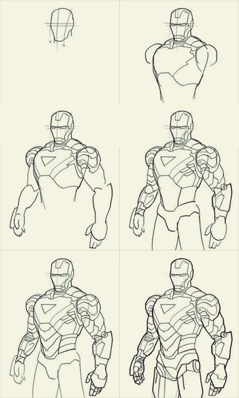 Here, you'll learn how to draw iron man. Thankfully, if you are one of those who like to draw your favorite hero Iron Man, you need go to the extent of ha How To Draw Iron Man, Draw Iron Man, Iron Man Drawing, Drawing Man, Marvel Art Drawings, Avengers Drawings, Man Drawing, Drawing Superheroes, Iron Man Art