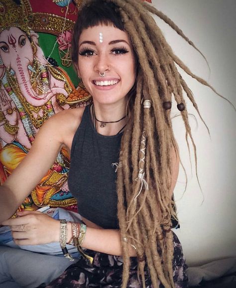 68.7k Followers, 2,514 Following, 1,871 Posts - See Instagram photos and videos from @mightylocs Hippy Dreadlocks, Dreadlock Bangs, Alternative Dreadlocks, Crystal Dreadlocks, Macrame Dreadlock Beads, White Dreads, Dreadlocks Girl, Single Braids, Dreads Girl