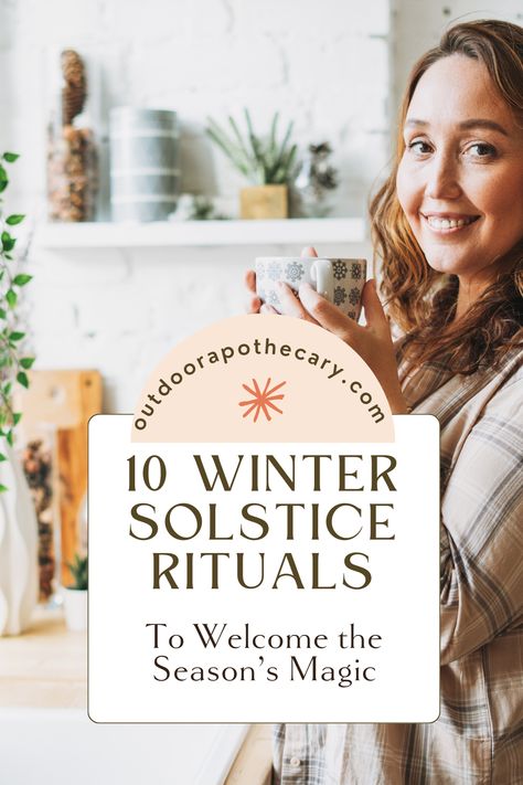 Embrace the magic of winter with these 10 enchanting Winter Solstice rituals. Discover meaningful ways to celebrate the season's stillness and renewal, from welcoming the dawn to crafting herbal brews. Perfect for those seeking a deeper connection with nature's cycles. #WinterSolstice #NatureCelebration 🌿❄️ Ways To Celebrate Winter Solstice, Yule Solstice, Celebrate Winter Solstice, Winter Solstice Rituals, Winter Solstice Party, Winter Solstice Traditions, Yule Celebration, Winter Solstice Celebration, Solstice Party