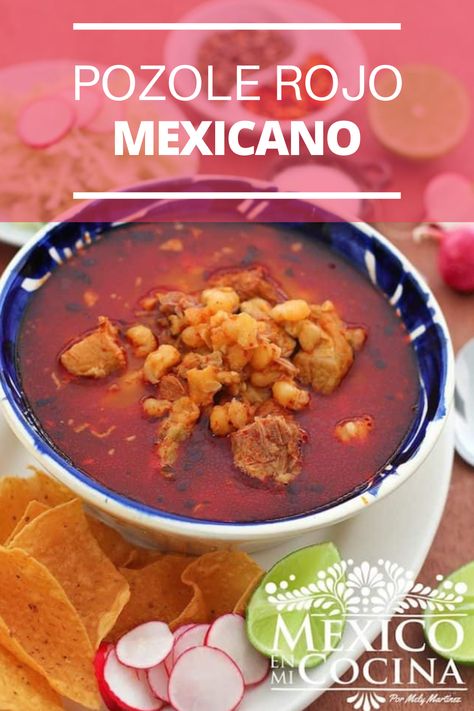 Como hacer Pozole Rojo │Ven y prueba esta receta favorita de nuestros lectores. Si estás buscando la receta de como hacer pozole rojo, ¡llegaste al lugar correcto! Fácil y Delicioso! #mexicoenmicocina #recetamexicana #cocinamexicana #comidamexicana #pozolerojo #saboresdemexico Posole Rojo Recipe, Pozole Recipe Pork, How To Make Pozole, Posole Recipe, Pozole Recipe, Best Chicken Marinade, Mexican Cooking, Hispanic Food, Mexican Food Recipes Easy