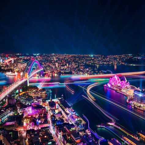 Vivid Sydney 2023: Your Guide to the Epic Events Lighting Up Sydney this Winter Vivid Sydney, Australia Country, Visit Sydney, Sydney City, Air New Zealand, Booking Hotel, Best Places To Travel, South Wales, Tasmania