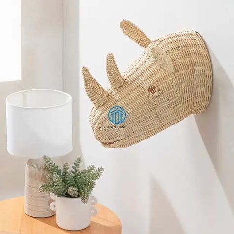 New Design Rhino Wall Decoration Living Room Bedroom Best Selling Rattan Rhino Decor Handmade Animal Head - Buy Animal Cartoon Head Wall Hangings For Kids Bedroom Home Decor Natural Water Hyacinth Lion Head Wall Decor Natural,Animal Head Wall Decoration Plush Decor Animal Heads Kids Room Decor Kids Birthday Party Decoration Set Party Supplies Decor,Plush Animal Head Wall Decoration Baby & Kids Decor Kids Wall Decor 3d Kids Wall Decor Bedroom Room Decor For Kids Product on Alibaba.com Animal Head Wall, Kids Birthday Party Decoration, Kids Wall Decor, Animal Heads, Room Decor Bedroom, Plush Animals, Nature Decor, Kids Decor, Wall Decor Bedroom