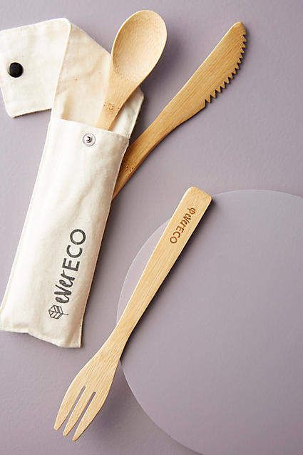 love this ever #eco #cutlery! so #cute x @thecleanmethod Bamboo Cutlery, Eco Kitchen, Sewing Projects Clothes, Eco Friendly Kitchen, Zero Waste Lifestyle, Eco Living, Travel Kit, Brand Style, Save Earth