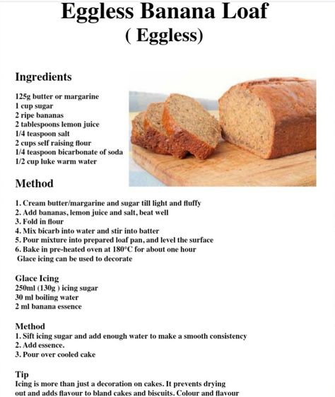 Eggless Banana Bread Banana Bread Recipe Eggless, Eggless Banana Cake Recipe, Eggless Banana Bread Recipe, Eggless Banana Bread, Airfry Recipes, Banana Loaf, Eggless Recipes, Eggless Baking, Blended Drinks