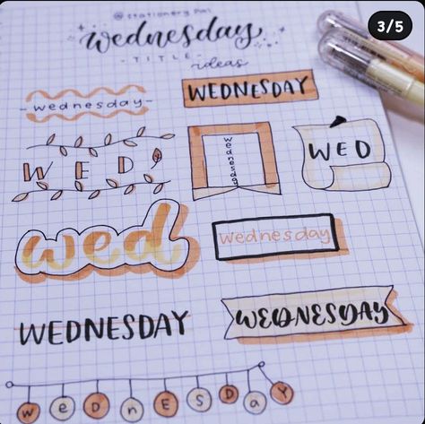 ~WEDNESDAY~ Wednesday Title, Wednesday Lettering, Title Ideas, Lettering Ideas, Title Page, Writing Skills, Writing