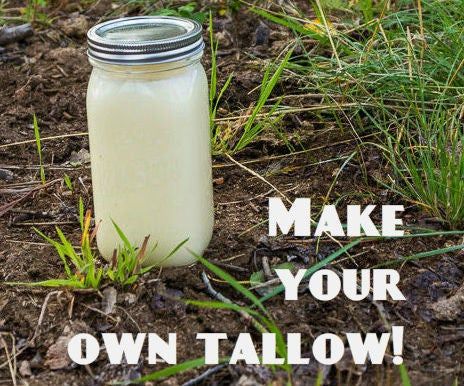 Tallow Recipe, Homestead Cooking, Large Glass Jars, Potato Skin, Garlic Herb Butter, Beef Tallow, Homemade Beef, Herb Butter, Garlic Herb