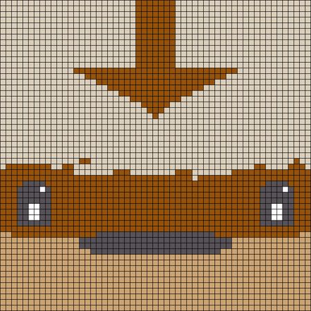 Appa Crochet Tapestry, Avatar The Last Airbender Tapestry Crochet, Avatar Tapestry Crochet, Over The Garden Wall Alpha Pattern, Avatar The Last Airbender Alpha Pattern, Avatar Crochet, Alpha Crochet Patterns, Movie Crochet, Pixel Crochet Pattern