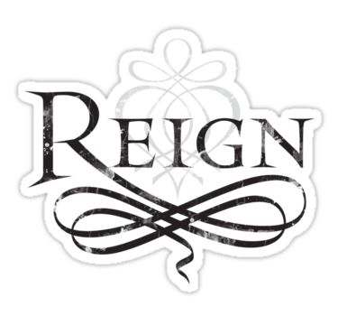 Official logo of the hit CW series &#8216;Reign&#8217;! • Also buy this artwork on stickers, apparel, home decor, and more. Reign Tattoo, Vampire Diaries Enzo, Reign Mary And Francis, Reign Mary, Vampire Diaries Stefan, Best Tweets, Cricut Craft Room, Sewing Embroidery Designs