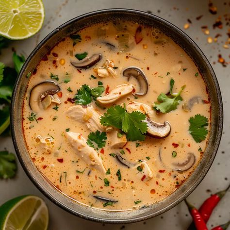 Slow Cooker Tom Kha Gai Soup, Crockpot Tom Kha Soup, Tom Kha Soup Crockpot, Thom Ka Soup, Slow Cooker Thai Soup, Easy Tom Kha Soup, Thom Kha Soup, Slow Cooker Tom Kha Soup, Tom Ka Soup