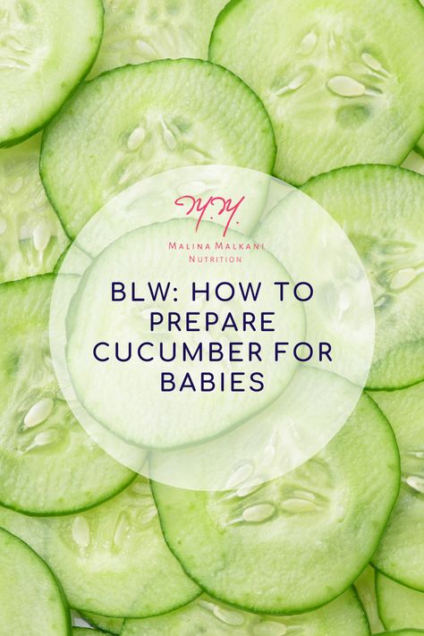 Is your BLW baby ready for cucumbers? Here's what you need to know about how to safely serve cucumbers to 6-12-month-olds during baby-led weaning. Cucumber Baby Led Weaning, 10 Month Old Baby Food, Cooked Cucumber, Smoothie Recipies, Cucumber Smoothie, Cucumber Yogurt, 9 Month Old Baby, Teething Relief, Introducing Solids