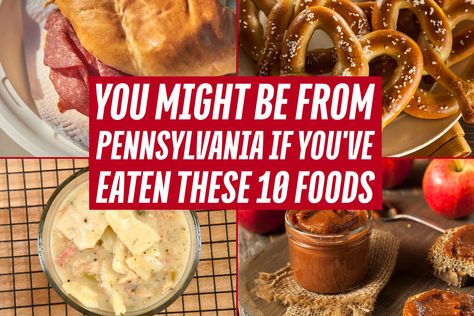 You might be from Pennsylvania if you’ve eaten these 10 foods Rivels Recipe Pennsylvania, Rivels Recipe, Pennsylvania Recipes, Pennsylvania Food, Ham Pot Pie, Bologna Sandwich, Pumpkin Whoopie Pies, Pretzel Rolls, Homemade Soft Pretzels