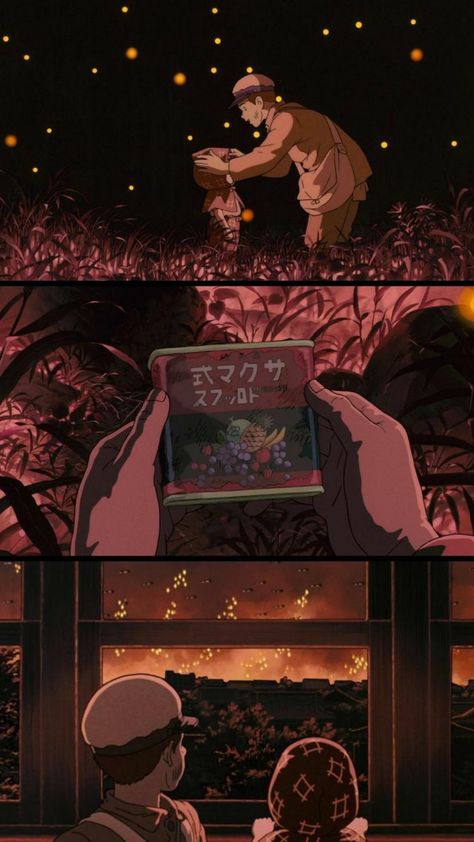 Grave Fireflies, Grave Of The Fireflies Aesthetic, Grave Of The Fireflies Quotes, Grave Of The Fireflies Tattoo, Grave Of The Fireflies Wallpaper, Setsuko Grave Of The Fireflies, Grave Of Fireflies, Fireflies Anime, Isao Takahata