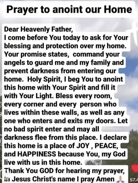 Prayer For My Family, House Cleansing, Prayers Of Encouragement, Prayer For Guidance, Deliverance Prayers, Spiritual Warfare Prayers, Personal Prayer, Morning Prayer Quotes, Prayer Changes Things