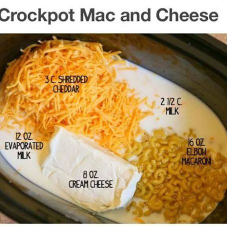 Mac N Cheese Crockpot, Slow Cooker Mac Cheese, Crockpot Mac N Cheese Recipe, Crockpot Mac And Cheese, Grape Jelly Meatballs, Macaroni Cheese Recipes, Mac Cheese Recipes, Creamy Mac And Cheese, Macaroni N Cheese Recipe