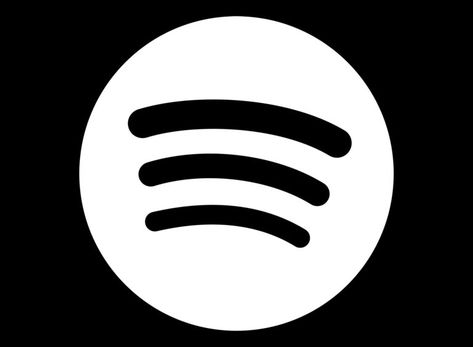 Spotify emblem App Icons Spotify, Spotify Logo, Snapchat Logo, App Ikon, Instagram Black Theme, Whatsapp Logo, Icon Design Inspiration, Black App, App Pictures