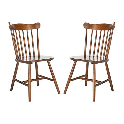 Reeves Traditional Dining Chair - Set of 2, Color: Walnut - JCPenney Vintage Table And Chairs, Mismatched Dining Chairs, Traditional Dining Chairs, Walnut Dining Chair, Wood Chairs, Elegant Chair, Vintage Dining Chairs, Wooden Dining Chairs, Classic Aesthetic