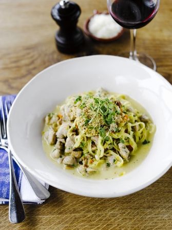 Rabbit ragu | Jamie Oliver Rabbit Ragu, Seafood Tagliatelle, Ragu Pasta, Rabbit Recipes, Rabbit Stew, Ragu Recipe, Game Recipes, Jamie Oliver Recipes, Venison Recipes