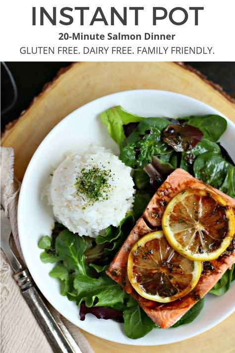 Use your electric pressure cooker to make this easy and delicious Instant Pot Salmon Dinner in under 20 minutes from FROZEN salmon fillets!#tastefullysimple #sponsored #instantpot #wildsalmon#instantpot #instantpotsalmon #frozensalmon #salmondinner Frozen Salmon Recipe, Instant Pot Salmon, Salmon Fillet Recipes, Frozen Tilapia, Frozen Salmon, Tilapia Recipes, Easy Seafood, Tastefully Simple, Salmon Dinner