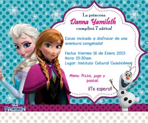 Que tal quedo la invitacion #frozen para una amiguita! Anna Pictures, Pictures For Home, Frozen Disney, Decorating Style, Interior Designing, Frozen Party, Frozen Elsa, Home Decorating, Home Interior