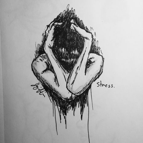 Scared Face Drawing, Scared Person, Scared Face, Mentally Drained, Anime Face, Cool Chest Tattoos, Person Drawing, Scribble Art, Meaningful Drawings