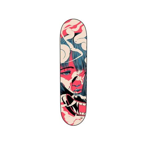 Anime Skateboard Design, Anime Skateboard, Deck Heroes, Skateboard Decor, Painted Skateboard, Longboard Deck, Skateboard Deck Art, Skateboard Art Design, Longboard Decks