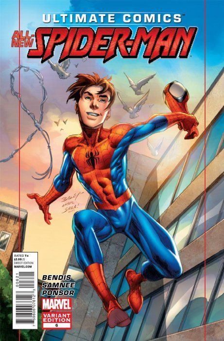 #6 Mark Bagley Variant 1:50 Spiderman Actor, Marvel Ultimate Spider Man, Mark Bagley, Ultimate Marvel, Spiderman Cartoon, Ultimate Spider Man, Spectacular Spider Man, Ultimate Spiderman, Marvel Comic Character