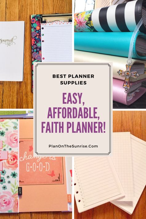 Faith Binder, Spiritual Planner, Journal Tools, Planner Making, Spiritual Goals, Faith Planner, Be More Organized, Best Planner, Christian Planner