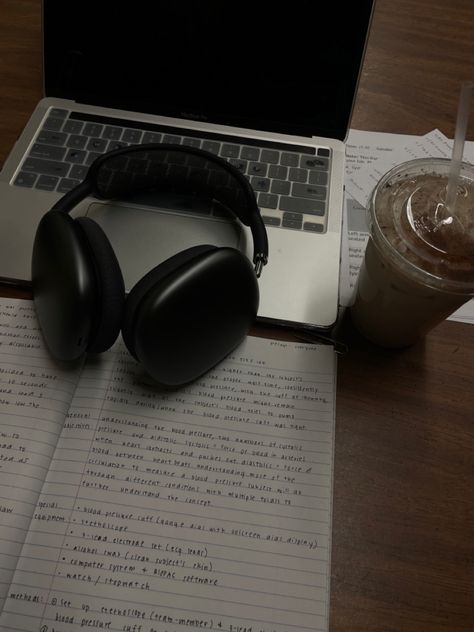 #study #studying #student #premed #airpodpromax #headphone #notebook #macbook #studysetup #aesthetic #studious #darkacademia #lightacademia #laptop #writing #pen #studygirl Laptop Writing, Men's Study, Black Dude, Writing Motivation, Study Board, Pre Med, University Life, Dark Paradise, Aesthetic Boy