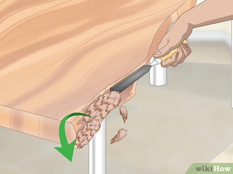 How to Finish Live Edge Slabs (with Pictures) - wikiHow Live Edge Countertop, Live Edge Wood Furniture, Cedar Wood Projects, Natural Edge Wood, Live Edge Bar, Live Edge Wood Table, Live Edge Bench, Live Edge Shelves, Live Edge Slabs